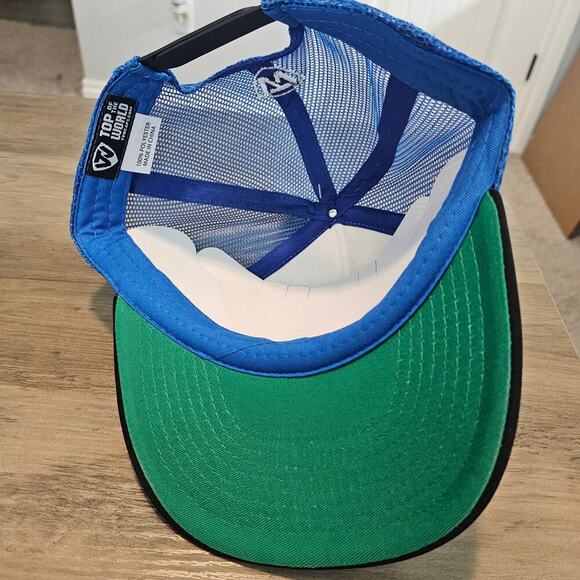 NCAA 2012 Final Four Snapback Trucker Hat Cap Blue Basketball New Orleans TOW - Picture 8 of 9